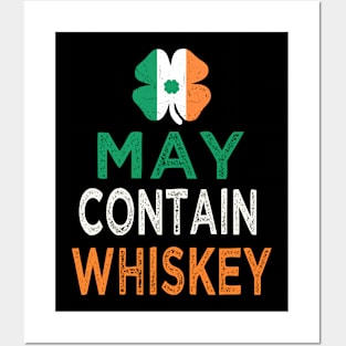 st patricks day may contain whiskey Posters and Art